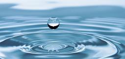 a drop of water creates ripples